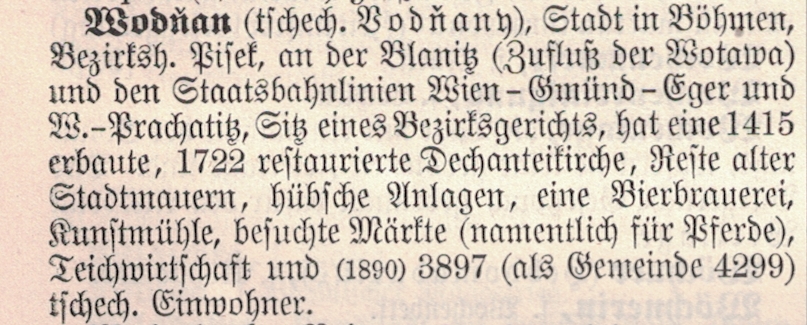 Informationen zu Wodnan